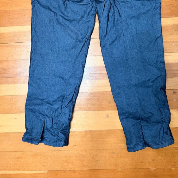 Vixen by Micheline Pitt Capri Pants in Faux Denim Size medium - Picture 12 of 12